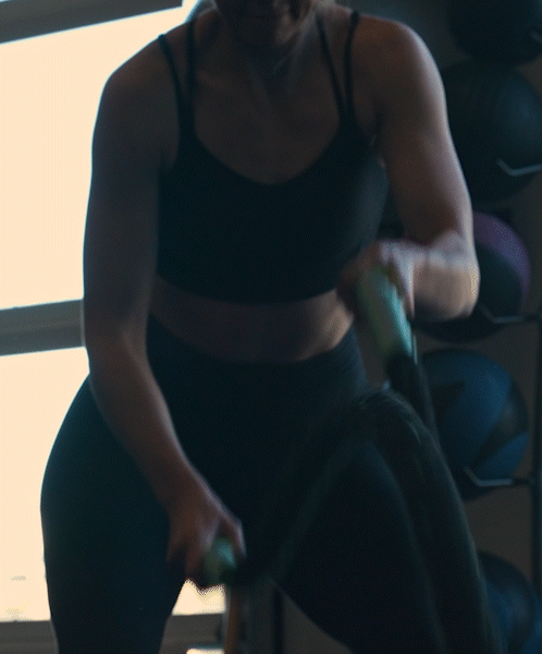 Woman exercising